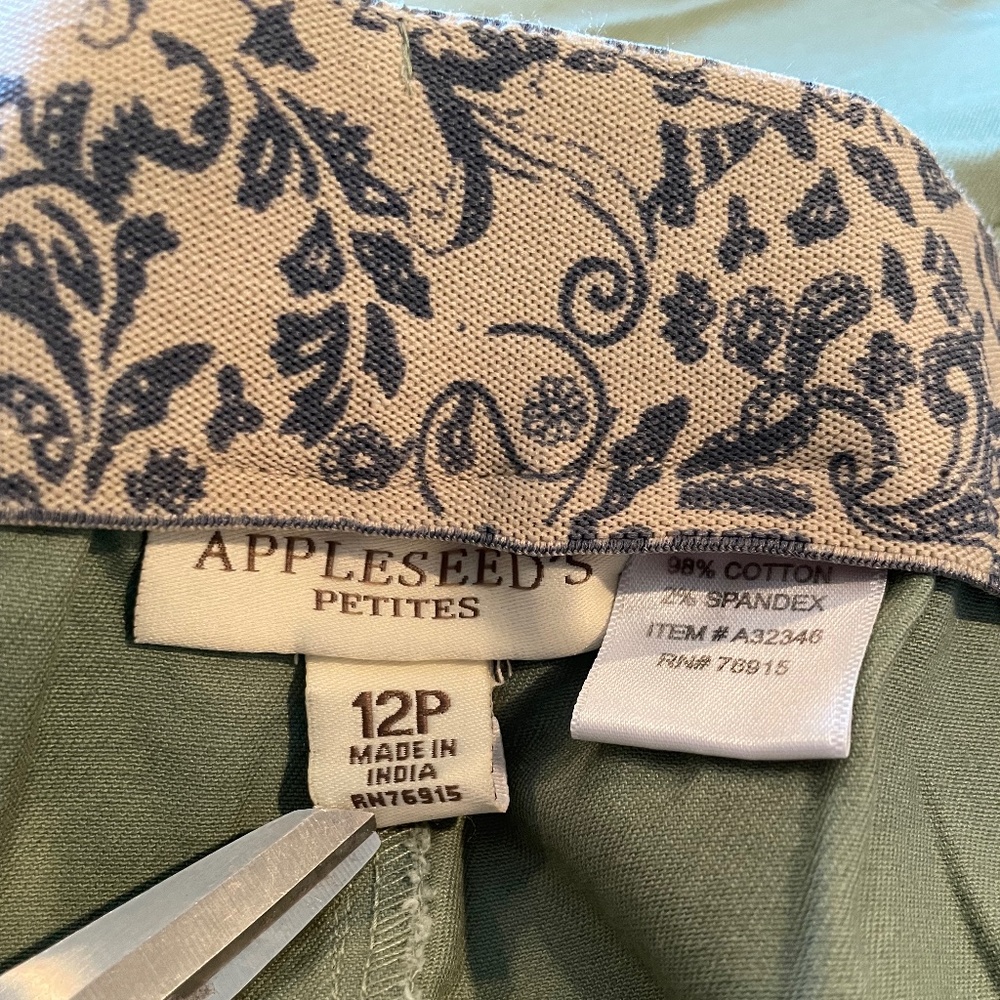 Appleseed's Sage Cotton Pants - 12p - Picture 7 of 8